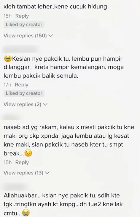 Diheret Lembu Sendiri Sampai Tengah Jalan, Aksi Cemas Pak Cik Dah 2 Juta Views