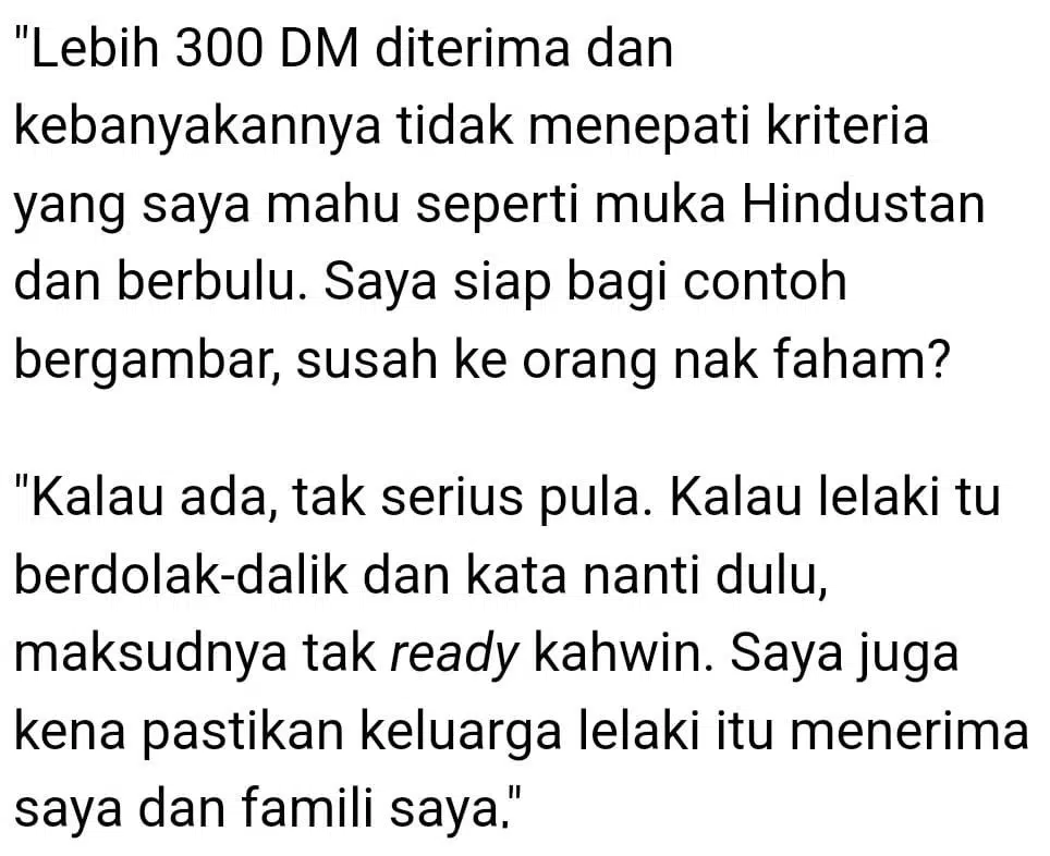 Wanita Reject ‘Muka Jambu’, Berjodoh Juga Suami Idaman Muka Hindustan & Berbulu