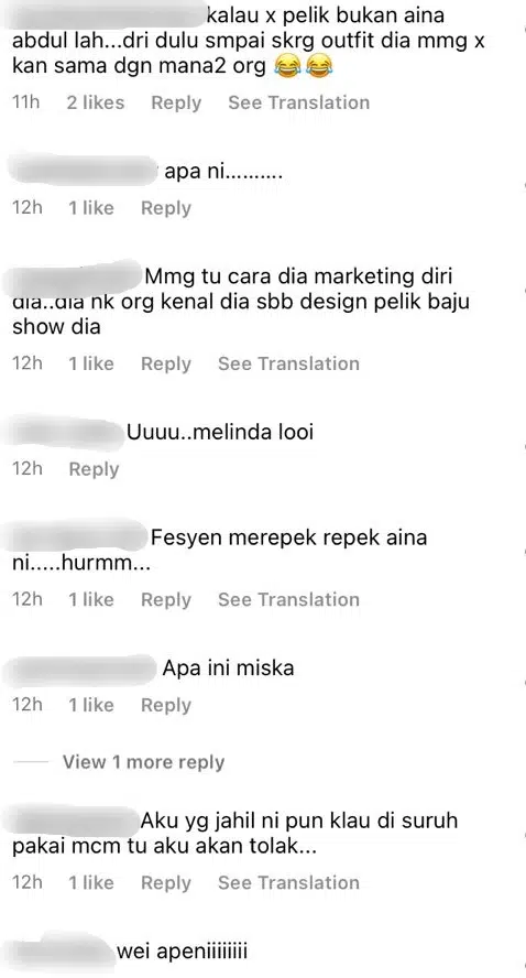 Aina Abdul Tampil Gayakan Baju Konsep Rambut Panjang, Ramai Seram Nak Pandang