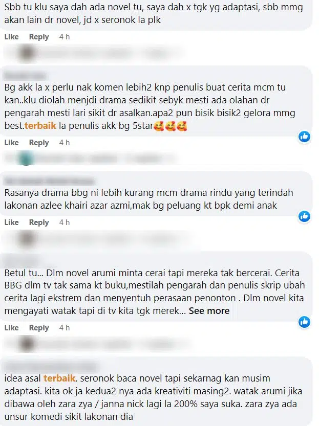 Jad Enggan Talak Arumi, Penulis Dedah Kenapa ‘BBG’ Dalam Novel & Drama Berbeza