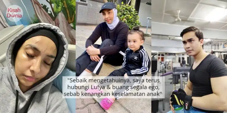 “Takkan Upah Samseng” – Dituduh Dayus Larikan Anak, Bekas Suami Lufya Bersuara