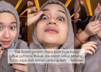 Niat Nak Make Up Sambil Live, Wanita Cemas Sekali Lens 'Lesap' Dalam Mata 1