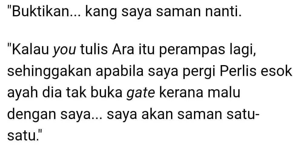 Tak Logik Ajak Kahwin 2 Hari Lepas Berpisah, Bila Pula Saya Ada Perempuan Lain?