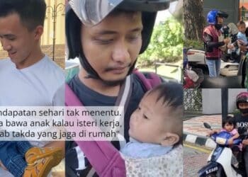 Balik Rumah Baru Dapat Susu, Aktivis Sebak Jumpa Keluarga Rider Usung Bayi 2