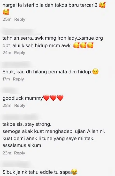 “Siapa Eddie, You Dah Ada Orang Baru Ke?” -Sera Ucap Jaga Diri Buat Shuk Sahar