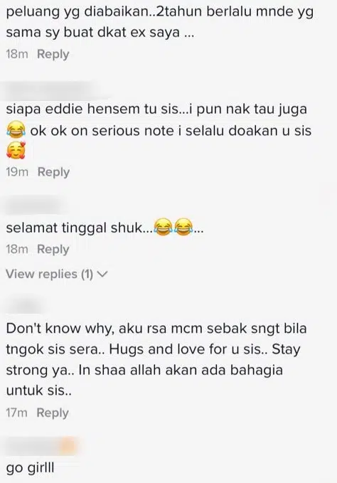 “Siapa Eddie, You Dah Ada Orang Baru Ke?” -Sera Ucap Jaga Diri Buat Shuk Sahar