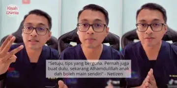 Anak Usia 4 Bulan Dah Angkut Bawa Masuk Hutan, Siap Hiking Sambil Breastfeed