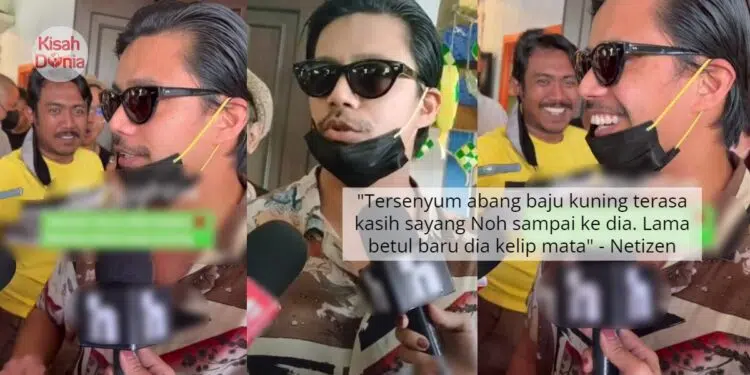 Kecoh Jawapan Sinis Noh Salleh, Tapi Reaksi Abang Baju Kuning Jadi Perhatian