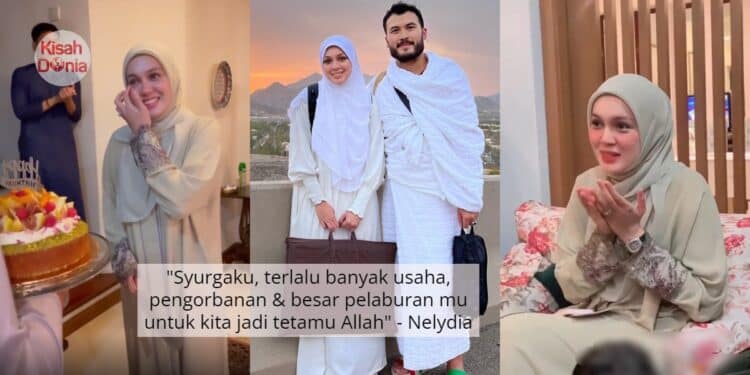 Selamat Sampai Tunai Haji, Hajah Nelydia Senrose Dipuji Cukup Manis Jaga Aurat 1