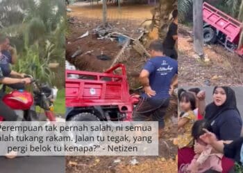 Risau Kantoi Singgah ‘Air Buah Viral’, Pemilik Tutup Plat Kereta Pakai Tuala