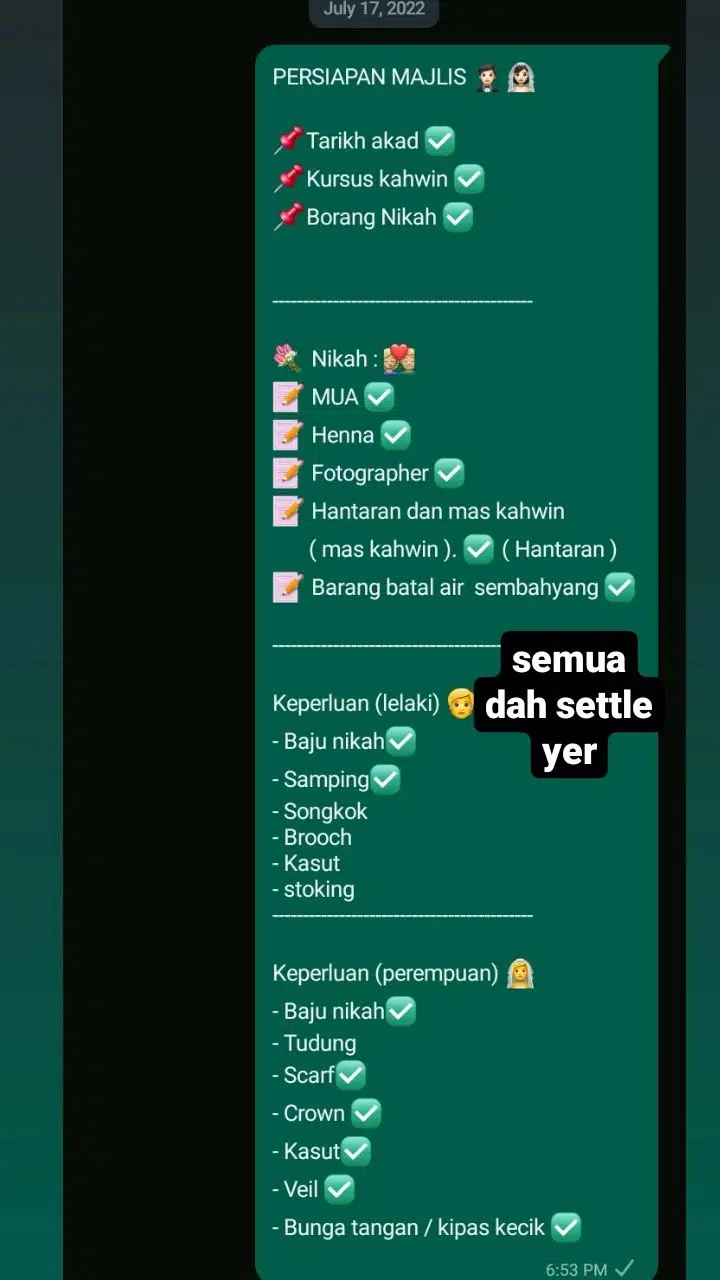 Sedih, Bakal Suami Tergamak Cancel Nikah Saat Akhir – “Family Dia Pun Tak Tahu”