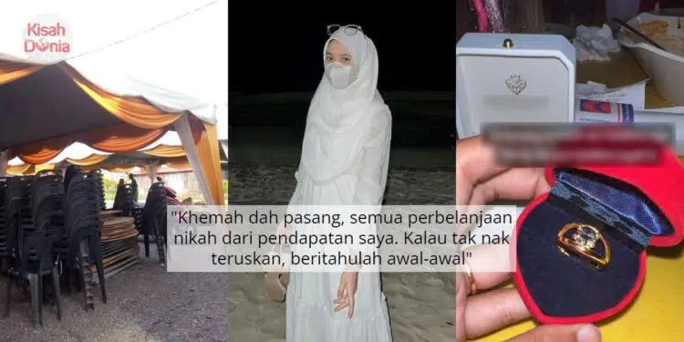 Sedih, Bakal Suami Tergamak Cancel Nikah Saat Akhir – “Family Dia Pun Tak Tahu”