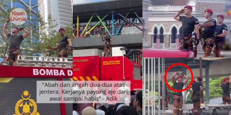 Sepanjang Jalan Belanja Bicep, Abang Bomba Sado Buat Ramai Gadis Terketar-Ketir