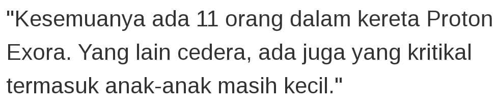 Baru Niat Nak Balik Kampung, Anak Terkejut Ibu Bapa Terbabit Nahas Trak Tunda