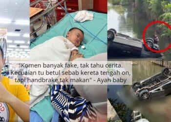 Tak Fikir Lama, Dengar Percikan Ayah Terus Lompat Selamatkan Anak Dalam Tasik