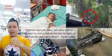 MPV TikTokers Masuk Longkang, Viral Video Anak 8 Bulan Diselamat Peniaga Pisang