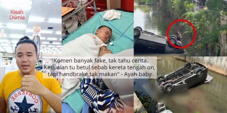 MPV TikTokers Masuk Longkang, Viral Video Anak 8 Bulan Diselamat Peniaga Pisang 1
