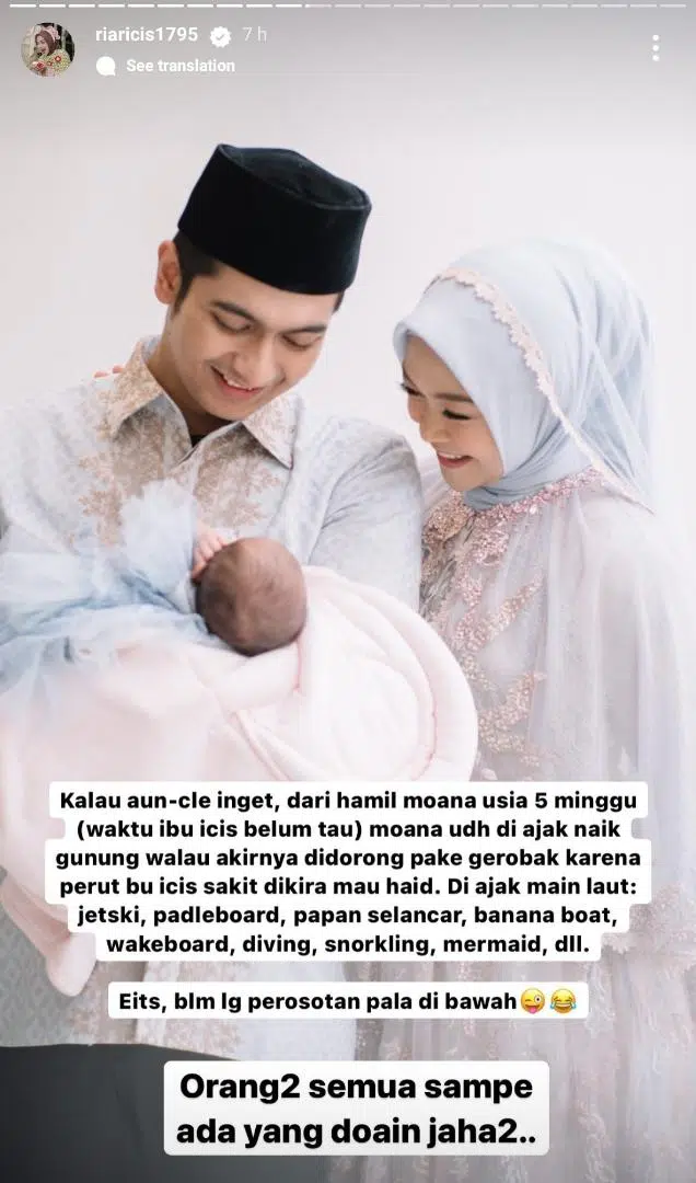 [VIDEO] Insiden Kepala Bayi ‘Terjelepok’ Masa Live Aqiqah, Ria Ricis Buka Mulut