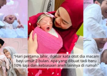 “Takutlah Benda Tu Lembik” – Gelagat Abang Ipar Pegang Baby Newborn Lawak Habis