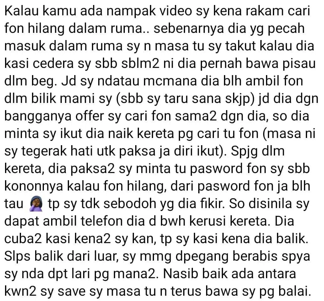 Meroyan Tak Jadi Kahwin, Bekas Tunang Psiko Siap Mengaku Konon Hidap Barah Otak