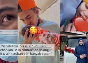 Air Ketuban Banyak Keluar Terpaksa Bersalin Awal, Alieff Menangis Lihat Isteri