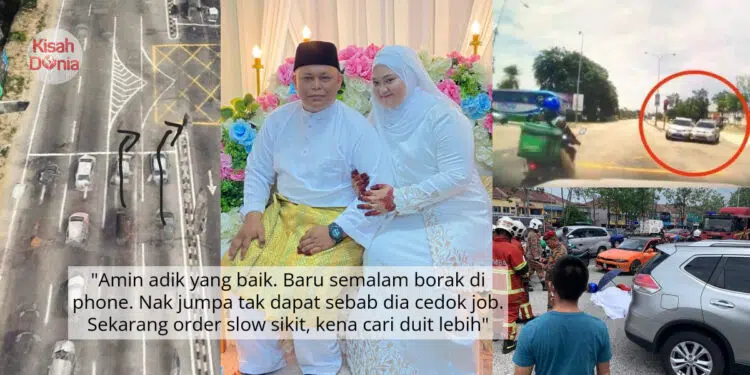 Sempat Toleh Sesaat Sebelum ‘Disapu’ SUV, Rider Amin Rupanya Baru 14 Hari Nikah