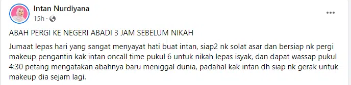 [VIDEO] 3 Jam Sebelum Akad Ayah ‘Pergi’, Mata Sayu Pengantin Buat Ramai Sebak