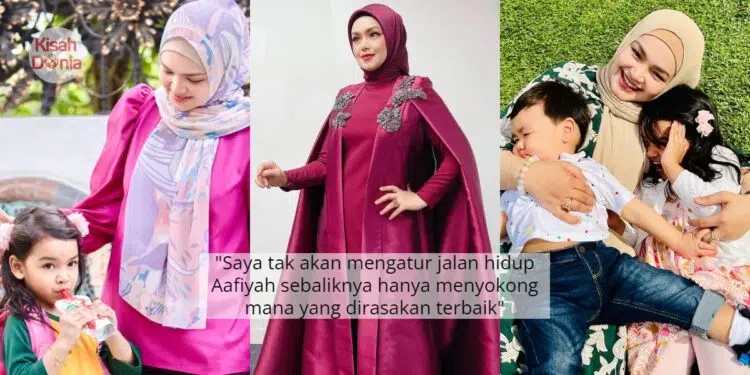 Bimbang Emosi Terganggu, Siti Nurhaliza Enggan Aafiyah Ikut Jejak Langkahnya