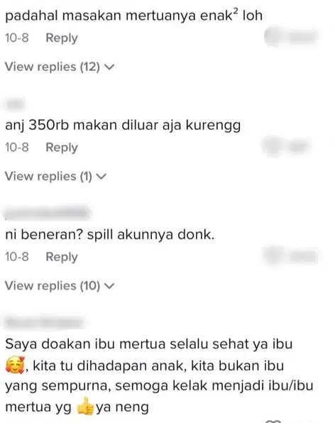 Kirim Duit Tapi Mentua Masak ‘Simple’, Menantu Show Off Suka Makan Di Kedai