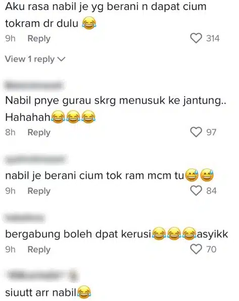 Nabil Saja Berani Buat, Selamba Pegang & Kucup Kepala Tok Ram Waktu Live GV