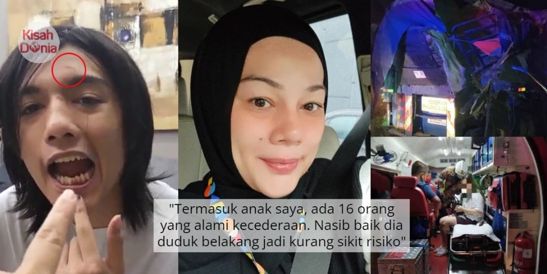 Nahas Bas Dan Treler Shiera Ijoy Dedah Anak Lelaki Alami Kecederaan Ringan Kisah Dunia