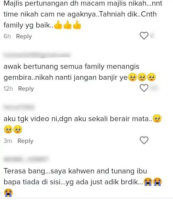 Baru Jadi Tunangan Orang, Jejaka Menangis Saat Bersalaman Dengan Keluarga