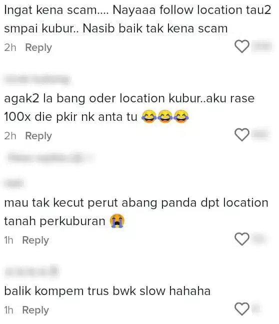 Cuak Rider Tengah Malam Dapat Order Area Kubur, Sekali Memang Ada Yang Ambil