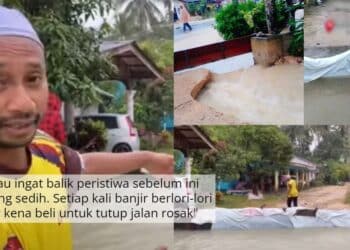 Ibu Panik Diusik Anak, Percaya Hampir Bertembung Lori Yang Sedang Melawan Arus