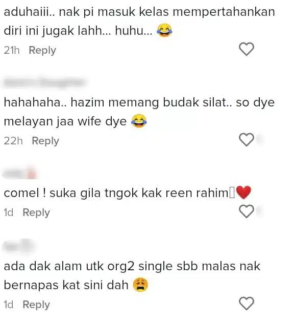 Aksi Lincah Bertukar Romantik, Netizen Cemburu Lihat Kemesraan Reen Dan Suami