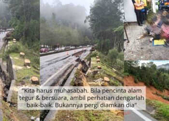Tanah Runtuh Di Gohtong, Gambar Terbaru Sebelum Kejadian Jelas Bukit Dah Merah