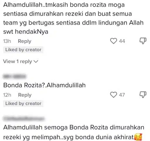 “Terima Kasih” -Pasukan Rescue Syukur Bonda Rozita Bagi Tempat Rehat & Makanan