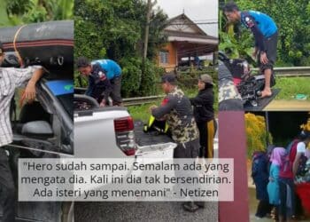 Ibu Panik Diusik Anak, Percaya Hampir Bertembung Lori Yang Sedang Melawan Arus