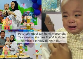 Teruja Sebulan Buat Persiapan, Tapi Ibu ‘Pergi’ Sehari Lepas Rai Hari Jadi Anak