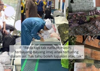 Ibu Panik Diusik Anak, Percaya Hampir Bertembung Lori Yang Sedang Melawan Arus