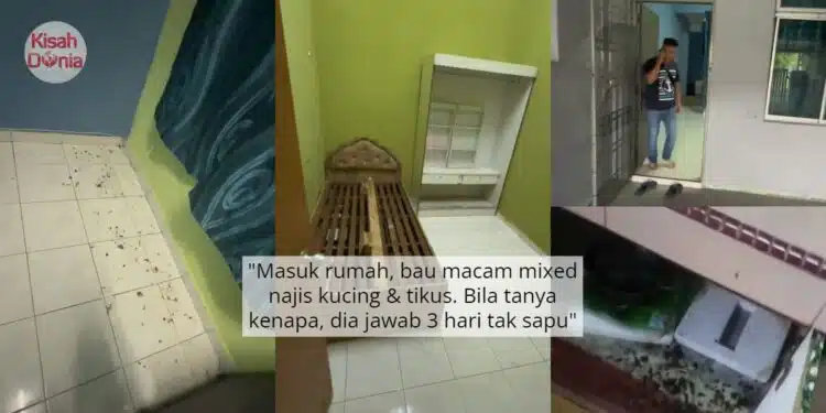 Simpan Najis Dalam Kabinet, Penyewa Selamba Cabut Biarkan Macam ‘Rumah Puaka’