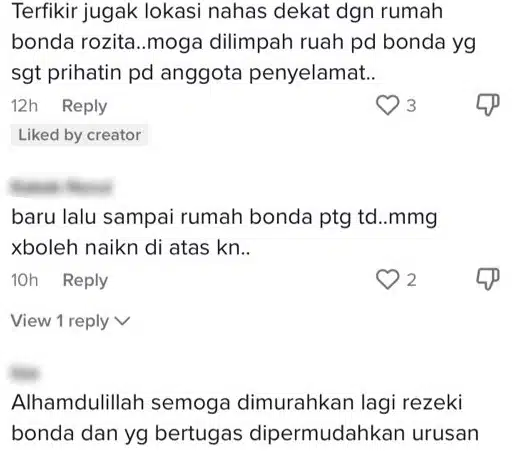 “Terima Kasih” -Pasukan Rescue Syukur Bonda Rozita Bagi Tempat Rehat & Makanan