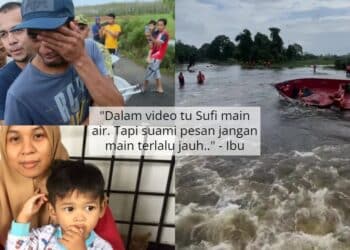 “Mesti Sufi Sejuk Kat Bawah Tu”-Longlai Kaki Ayah Saat Tubuh Anak Ditemui Bomba