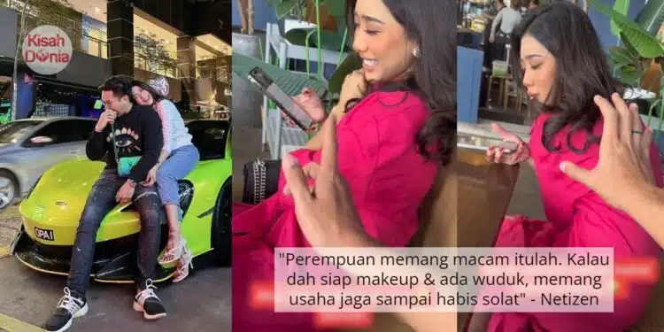 “Kenapa You Lari?”-Mahu Jaga Wuduk, Fatin Afeefa Mengelak Enggan Dipegang Suami