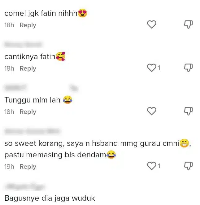 “Kenapa You Lari?”-Mahu Jaga Wuduk, Fatin Afeefa Mengelak Enggan Dipegang Suami