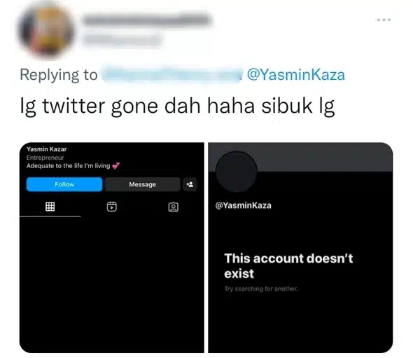 Lepas Galak Sindir Puteri Sarah, Akaun Twitter Kakak Ira Kazar Terus Lesap