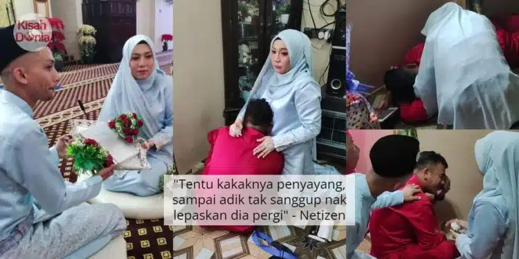 Tak Sanggup Tengok Kakak Nikah, Adik Lari Balik Menangis Sepuas Hati Di Rumah