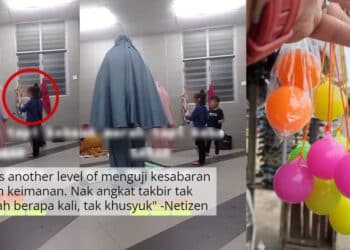 Wanita Nak Solat Tapi Budak Bising Main Lato-Lato, “Nak Marah Tapi Kena Sabar”