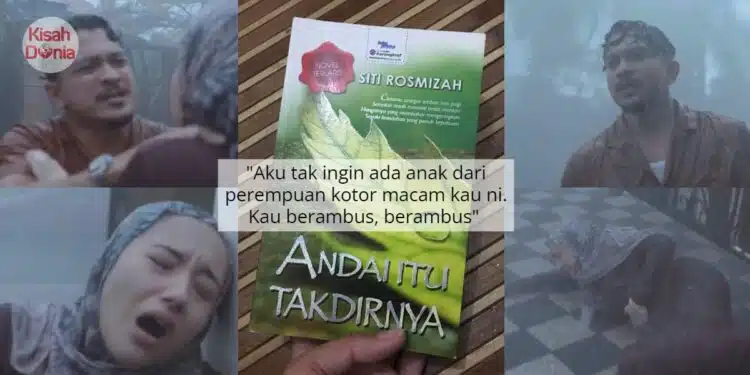 Babak Paling Ditunggu Peminat Novel ‘AIT’, Aleya Dicampak Aizril Tengah Hujan