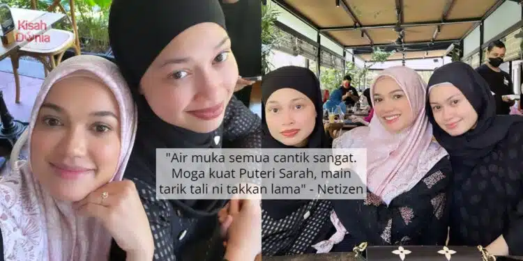 Foto Pertama Lepas Ke Mahkamah, Adik-Adik Setia Temani Perjuangan Puteri Sarah